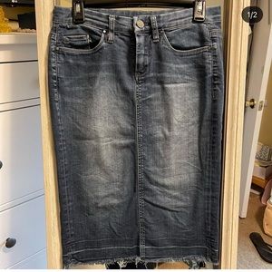 Blank NYC denim skirt